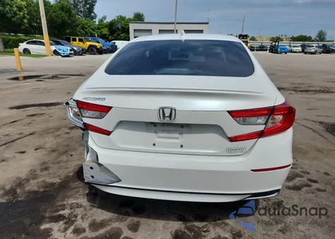 2021 Honda Accord Lx из США, поврежденный, VIN 1HGCV1F11MA072587